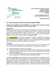 Information note to FV Importers re â import controls â December 2012