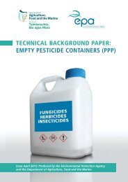 Technical Background Paper: Empty Pesticide Containers (PPP)