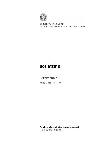 Bollettino Aut. Garante della Concorrenza e del Mercato 47-08.pdf