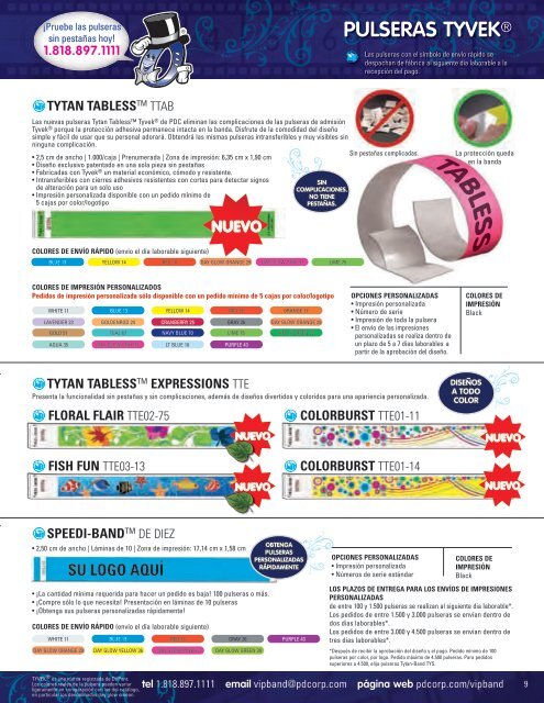 TYVEK - Precision Dynamics Corporation