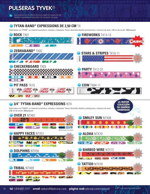 PUlSErAS TYVEK - Precision Dynamics Corporation