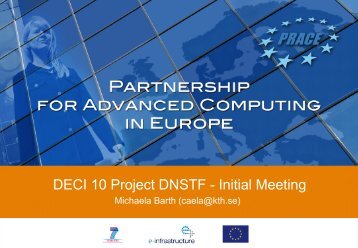 DECI 10 Project DNSTF - Initial Meeting - PDC