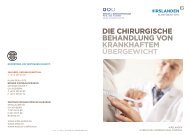 DIE CHIRURGISCHE BEHANDLUNG VON KRANKHAFTEM ÜBERGEWICHT