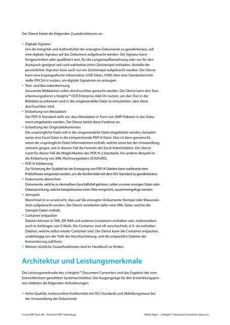 Whitepaper – der 3-Heights™ Document Converter ... - PDF Tools AG