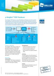 Product Flyer â 3-Heightsâ¢ PDF Producer - PDF Tools AG