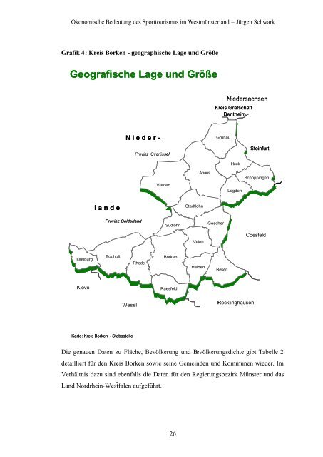 Ökonomische Bedeutung des Sporttourismus im Westmünsterland