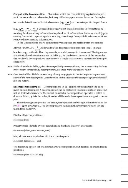 PDFlib Text Extraction Toolkit (TET) Manual