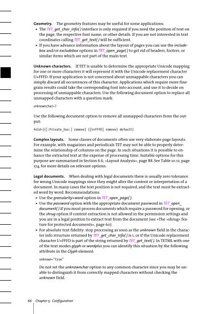 PDFlib Text Extraction Toolkit (TET) Manual