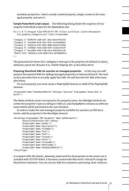 PDFlib TET PDF IFilter 4.0 Manual