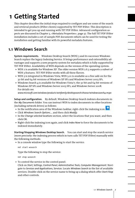 PDFlib TET PDF IFilter 4.0 Manual