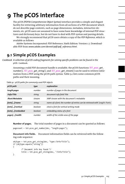 PDFlib Text Extraction Toolkit (TET) Manual