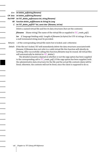 PDFlib Text Extraction Toolkit (TET) Manual