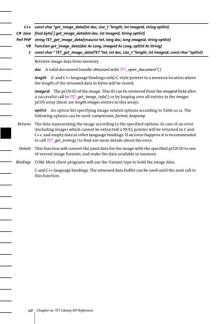 PDFlib Text Extraction Toolkit (TET) Manual