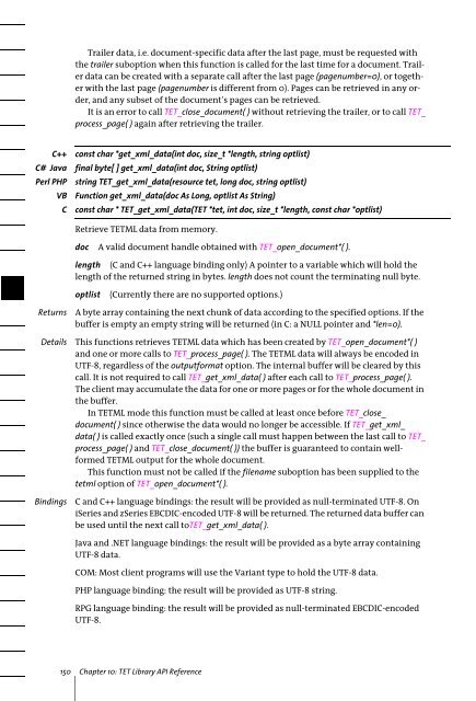 PDFlib Text Extraction Toolkit (TET) Manual