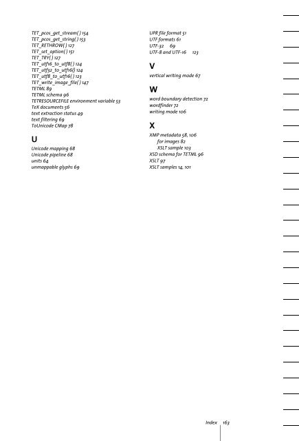 PDFlib Text Extraction Toolkit (TET) Manual