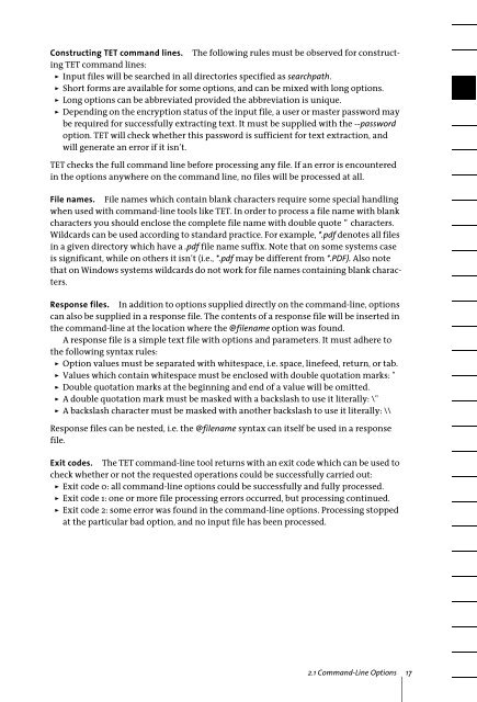 PDFlib Text Extraction Toolkit (TET) Manual