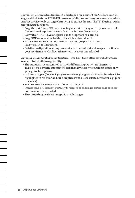 PDFlib Text Extraction Toolkit (TET) Manual