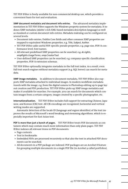 PDFlib Text Extraction Toolkit (TET) Manual