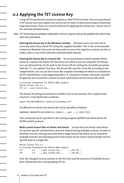 PDFlib Text Extraction Toolkit (TET) Manual