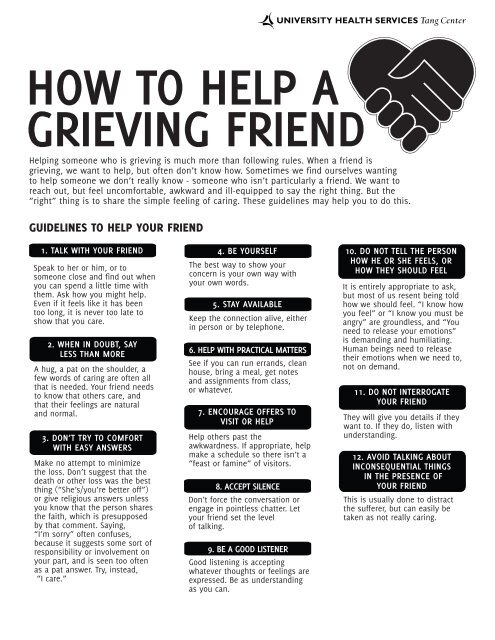 How to Support a Grieving Coworker