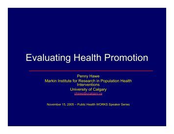 Health promotion specialist