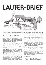 Sommer â Gott sei Dank! - Die Eusebiuskirche Wendlingen