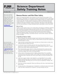 Bunsen Burner and Hot Plate Safety