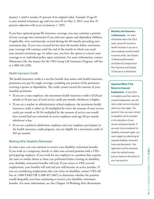 VRS Handbook for Members - Virginia Retirement System