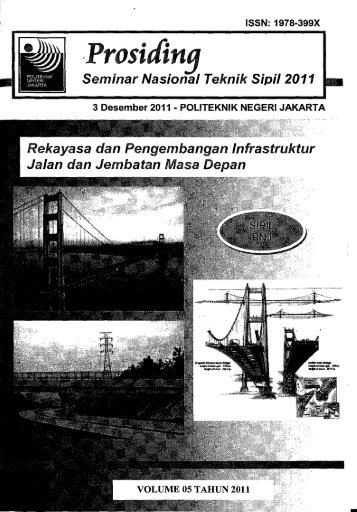 Prosiding Seminar Nasional Teknik Sipil 2011 ... - PDII â LIPI