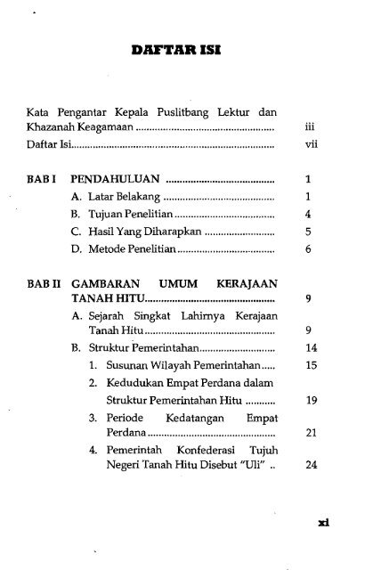 Sejarah sosial Kerajaan Hitu Ambon - PDII â LIPI