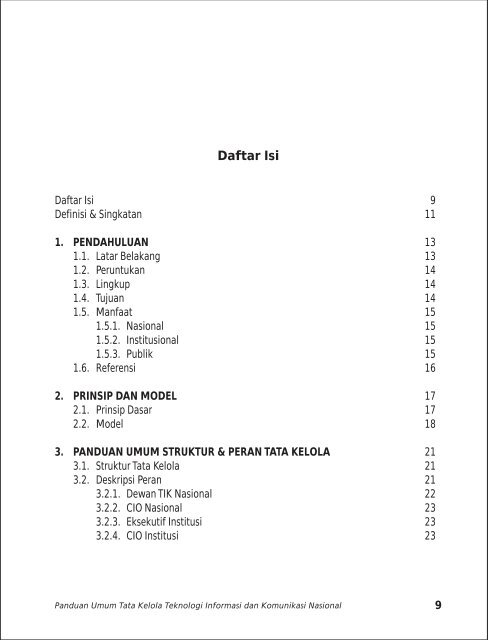 DETIKNAS. 2007. Pedoman Umum Tata Kelola ... - PDII â LIPI