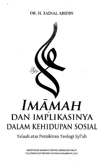 Imamah dan Implikasinya Dalam Kehidupan Sosial - PDII â LIPI