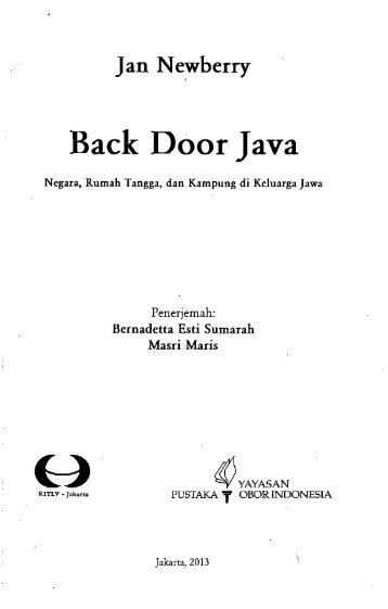 Back Door Java - PDII â LIPI