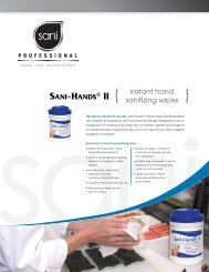 SANI-HANDS instant hand sanitizing wipes - PDI