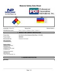 MSDS - PDI