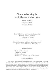 Cluster scheduling for explicitly-speculative tasks - Parallel Data Lab ...