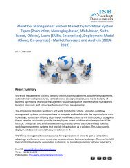 JSB Market Research: Workflow Management System Market