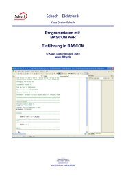 Schoch – Elektronik Programmieren mit BASCOM AVR ... - Df1ty