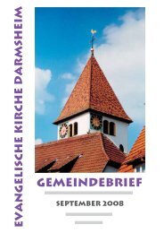 Kinders - Evangelische Kirchengemeinde Darmsheim