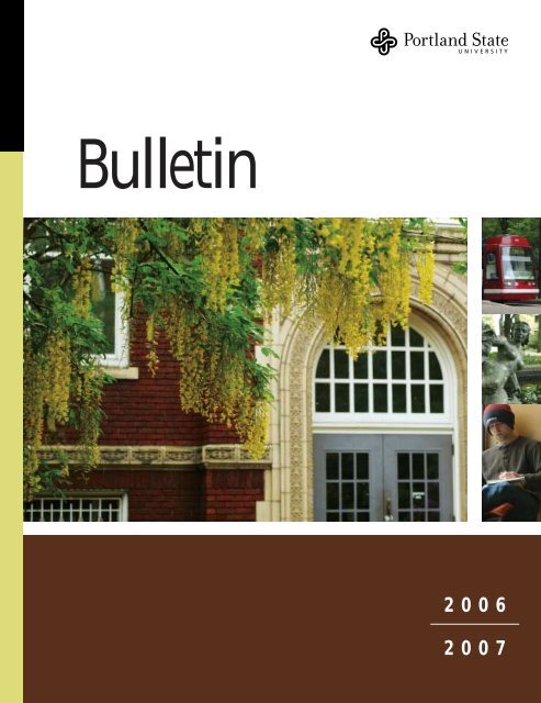 Bulletin - Portland State University