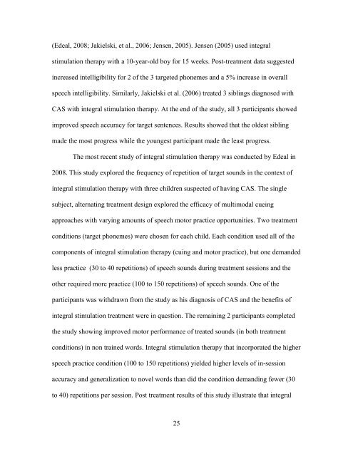 Effects of integral stimulation therapy on speech - Portland State ...