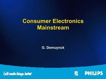 Consumer Electronics Mainstream