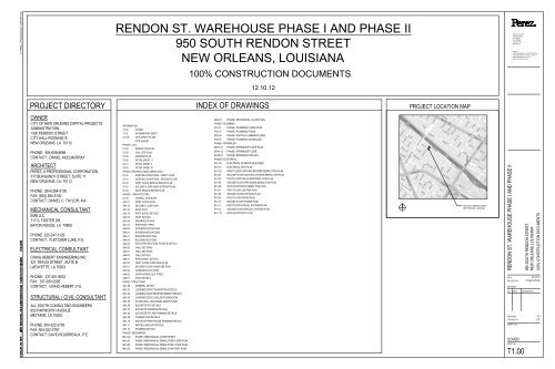 rendon st. warehouse phase i and phase ii 950 south rendon street ...