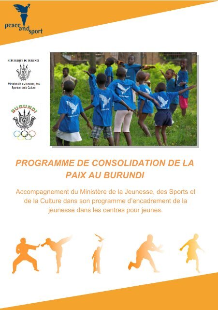 programme de consolidation de la paix au burundi - Peace and Sport