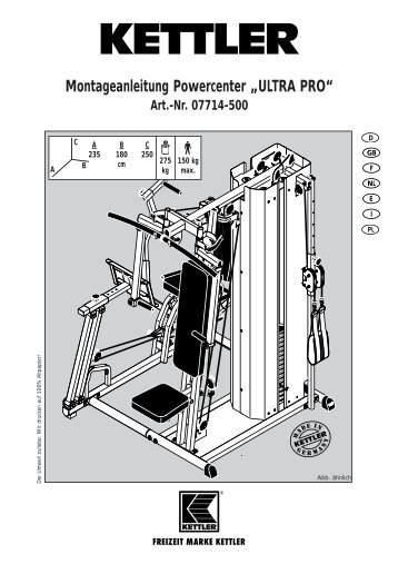 Montageanleitung Powercenter „ULTRA PRO“ - Fahrrad Kaiser GmbH