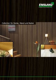 Collection für Decke, Wand und Boden - EMSLAND-PANEELE