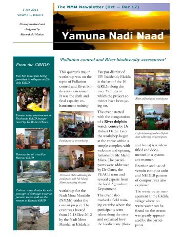 Newsletter NMM Jan 2013.pdf - PEACE Institute Charitable Trust