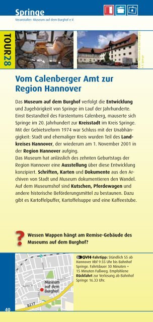 TOUR - Entdeckertag der Region Hannover