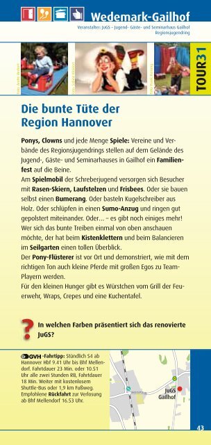 TOUR - Entdeckertag der Region Hannover