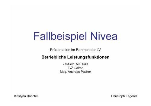 Nivea Presentation BLF 1